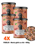 4 x FIDELIS - Meniu gătit cu vită - 400g