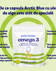 Arctic Blue - Capsule cu ulei de alge DHA și EPA - 90pcs