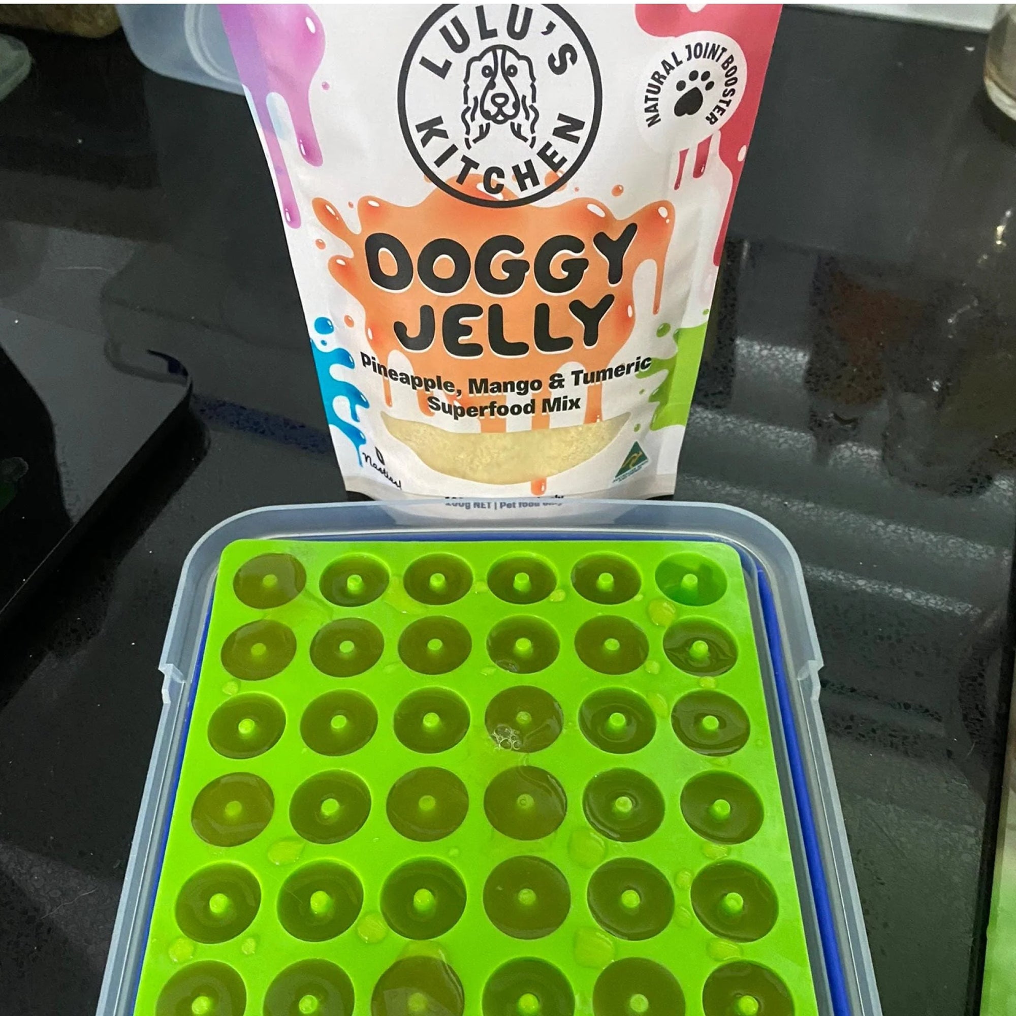 Lulu's Kitchen - Jelly Superfood cu Ananas, Mango și Turmeric – 100 g