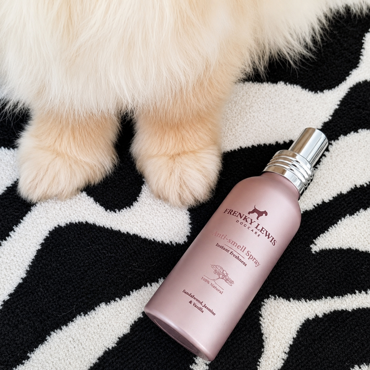 Frenky Lewis - Set Car &amp; Pillow + Anti-Smell Spray – Lemn de Santal, Iasomie și Vanilie