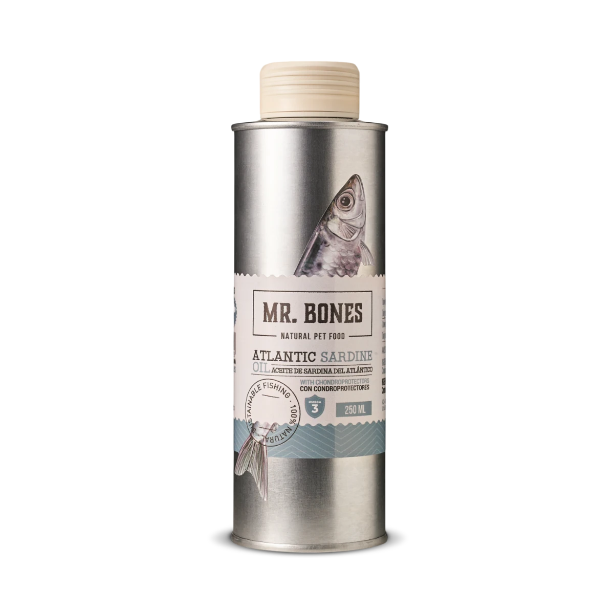 Mr. Bones - Ulei de Sardine cu Condroprotectoare - 250ml