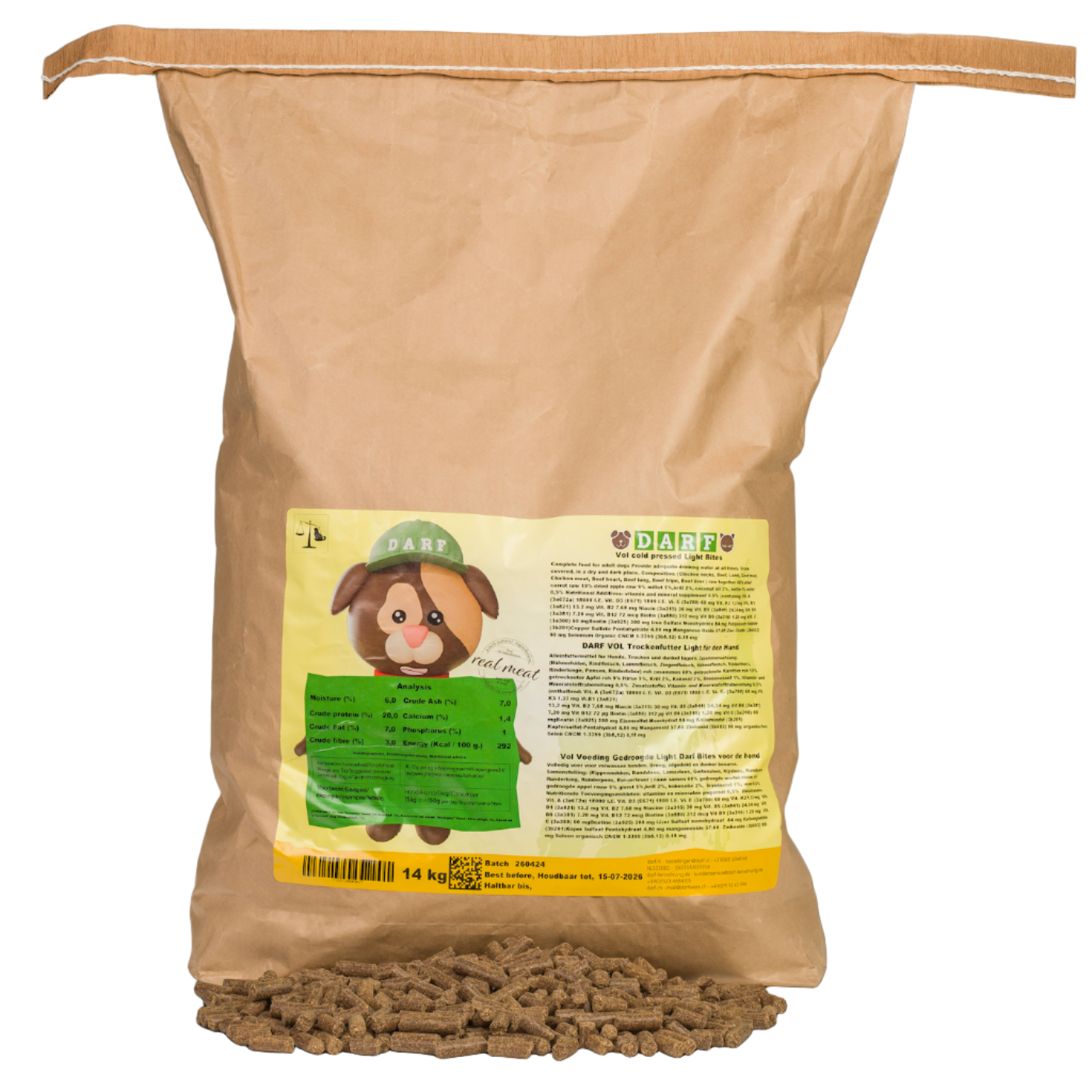 Hrana presata la rece Darf Light 14kg