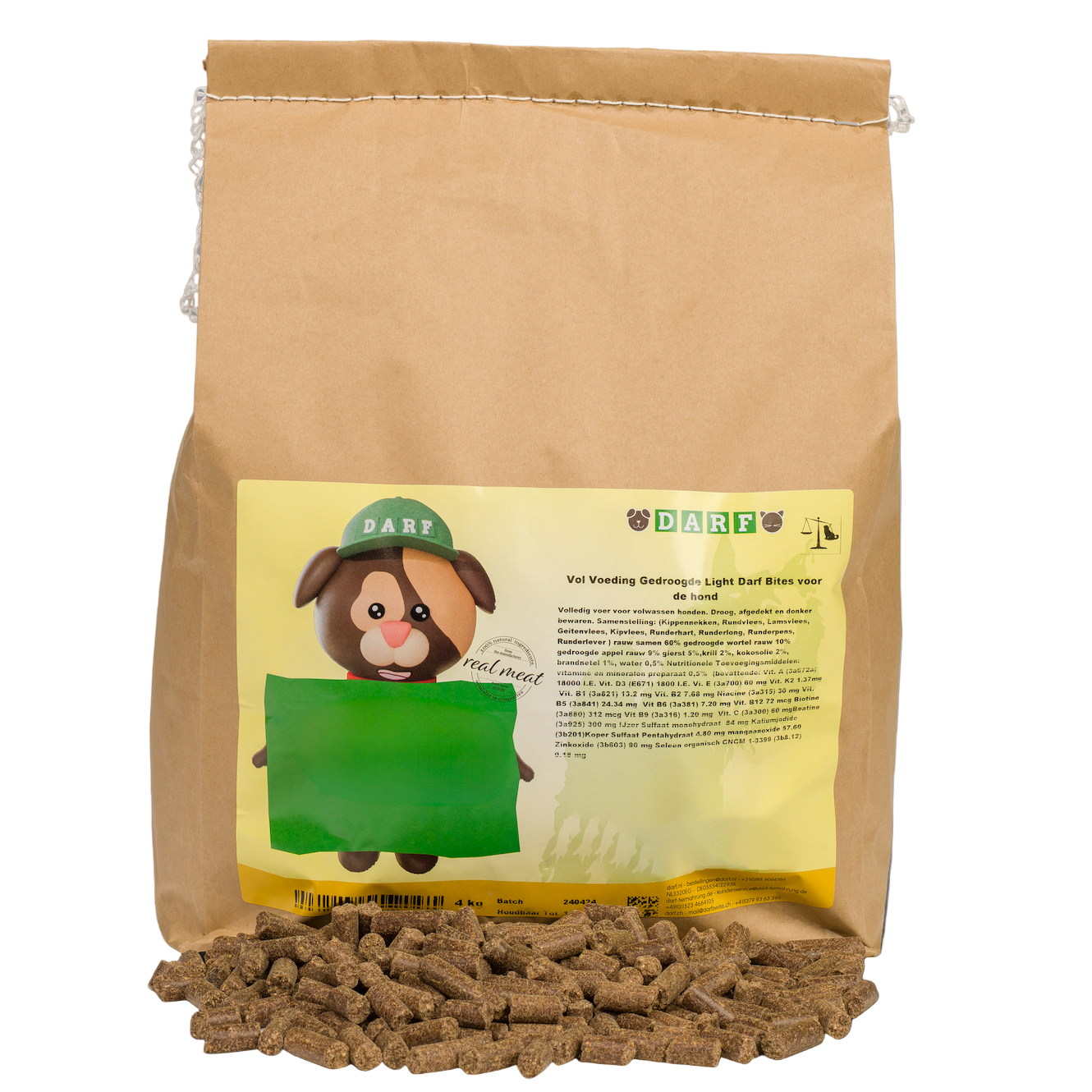 Hrana presata la rece DARF Light 4kg