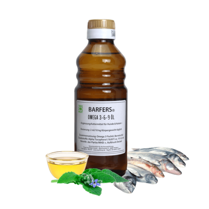 BARFERS® - Ulei Omega 3-6-9 - 250ml - Boopr