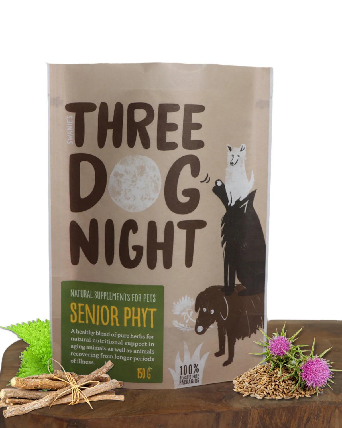 THREE DOG NIGHT - Senior Phyt - 150g - Boopr