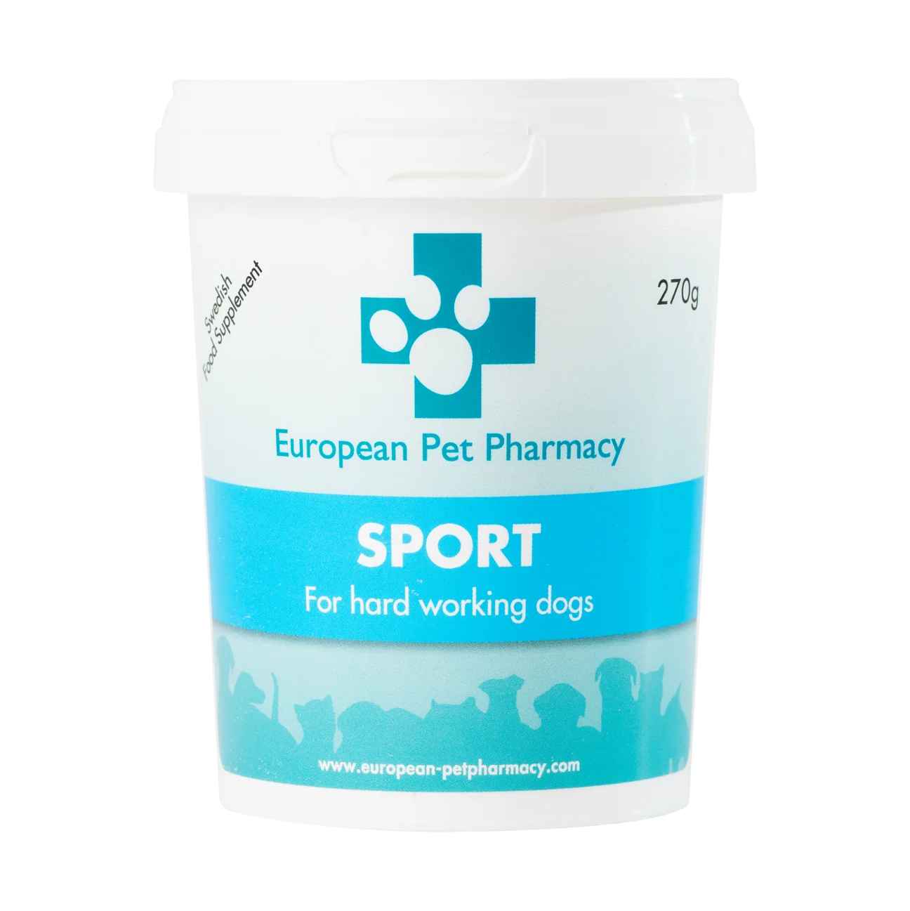 European Pet Pharmacy - Sport – Supliment pentru câini activi - 270 g
