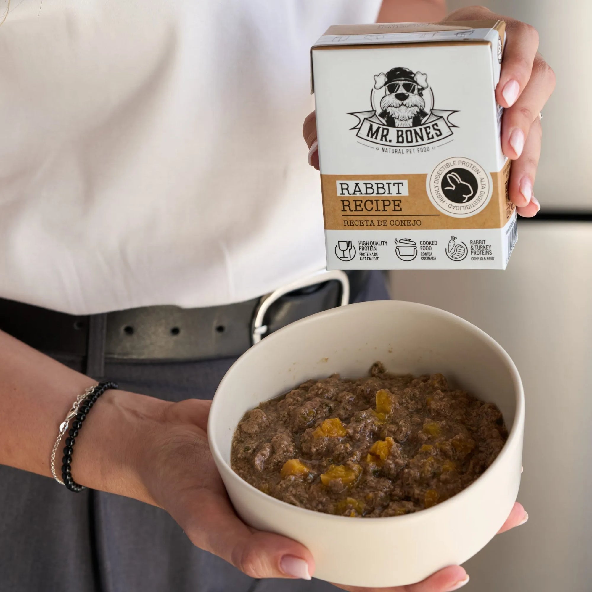 Mr. Bones - Iepure și Legume - Hrană Gătită pentru Câini - 375g