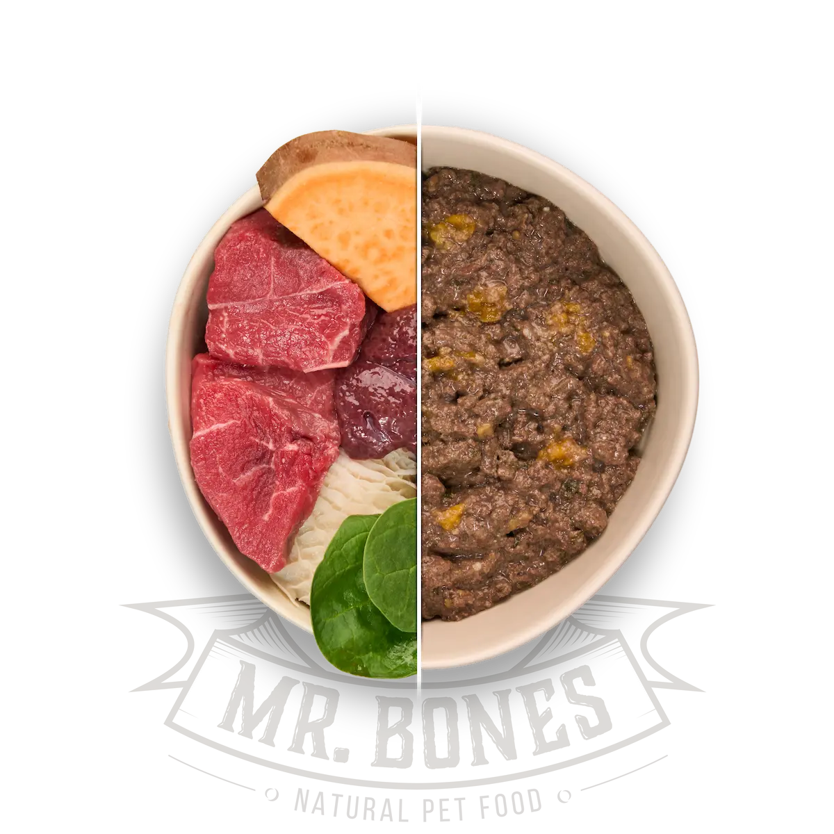 Mr. Bones - Vită și Legume - Hrană Gătită pentru Câini - 375g