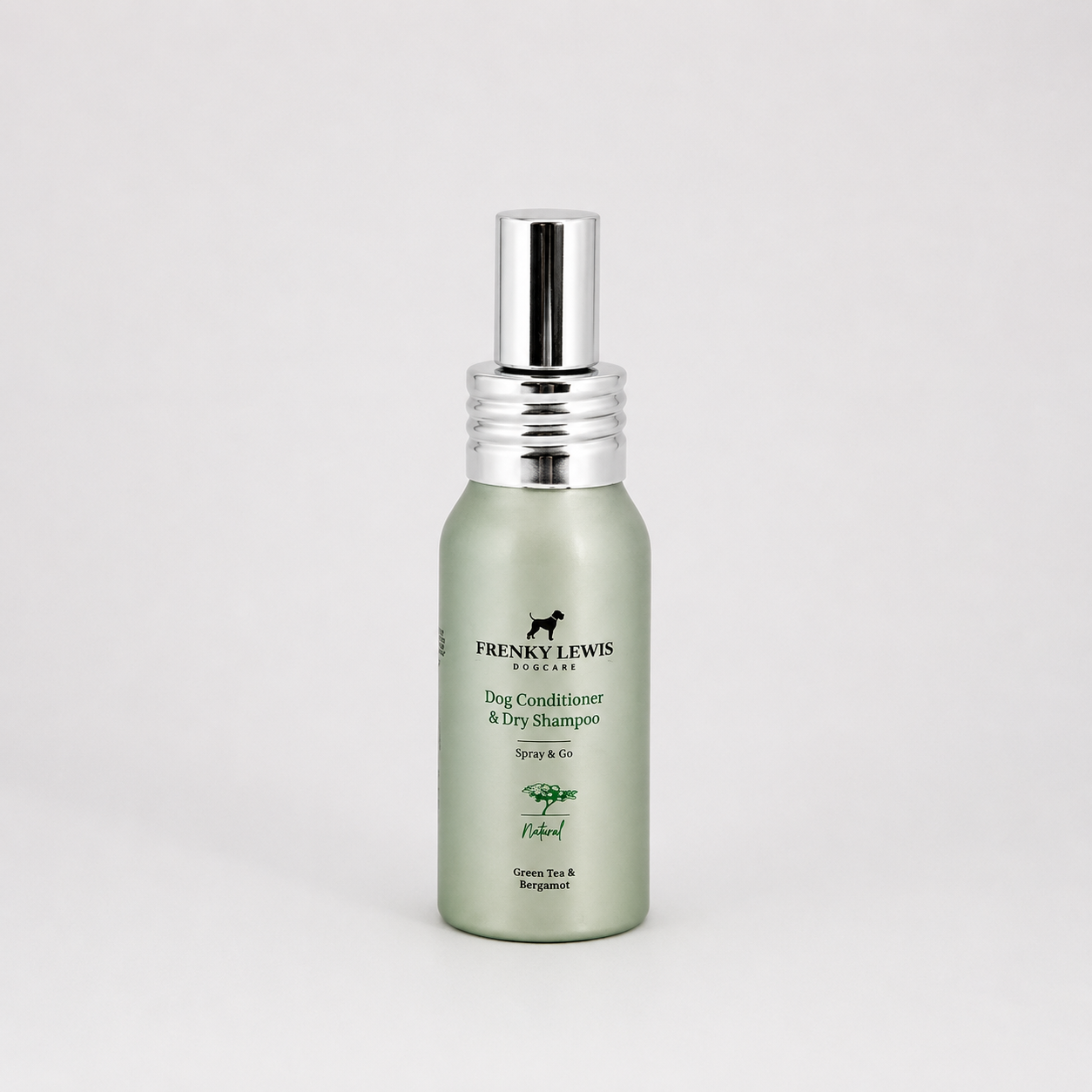 Frenky Lewis - Șampon uscat &amp; Balsam 2 în 1 – Ceai Verde &amp; Bergamotă