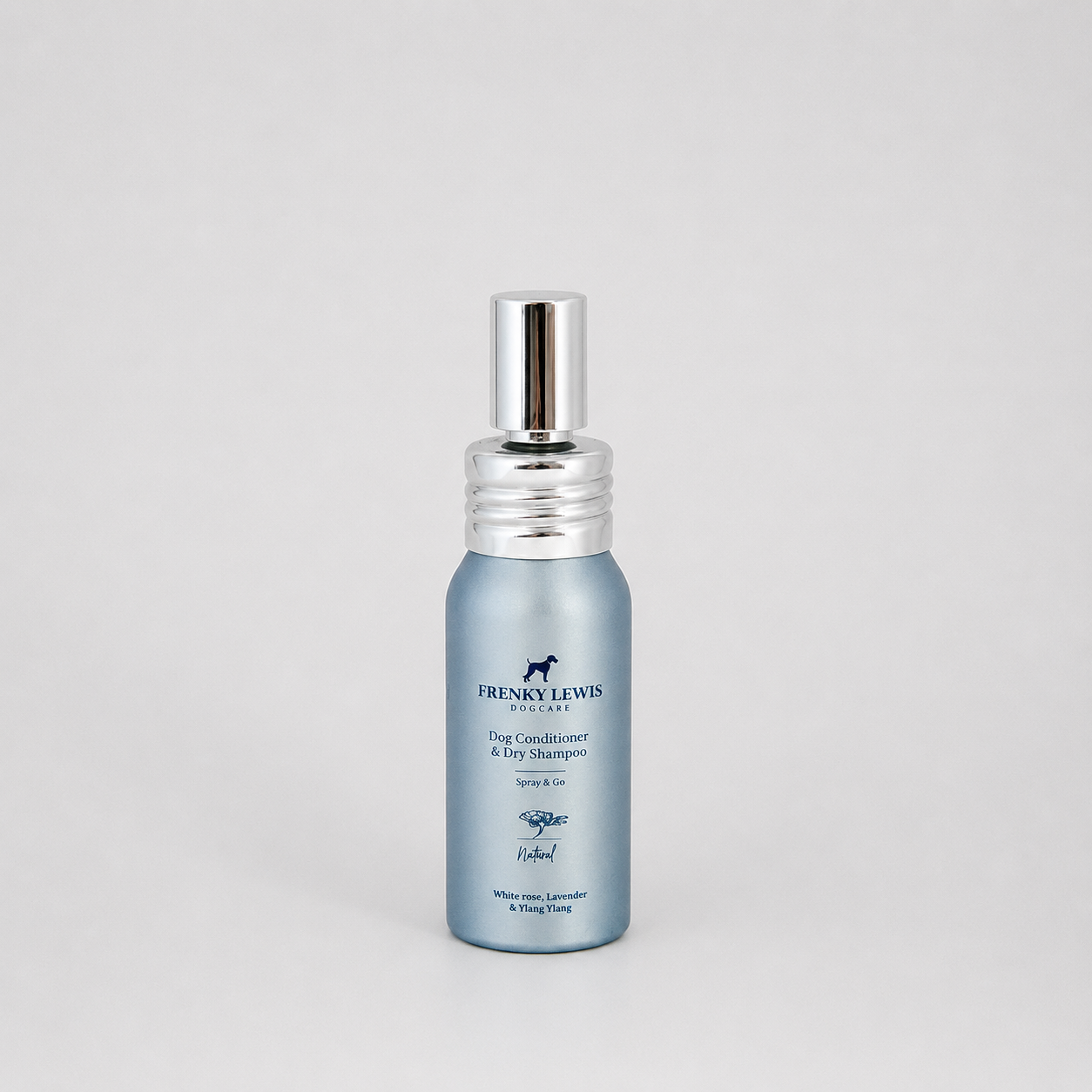 Frenky Lewis - Șampon uscat &amp; Balsam 2 în 1 – Trandafir Alb, Lavandă și Ylang-Ylang