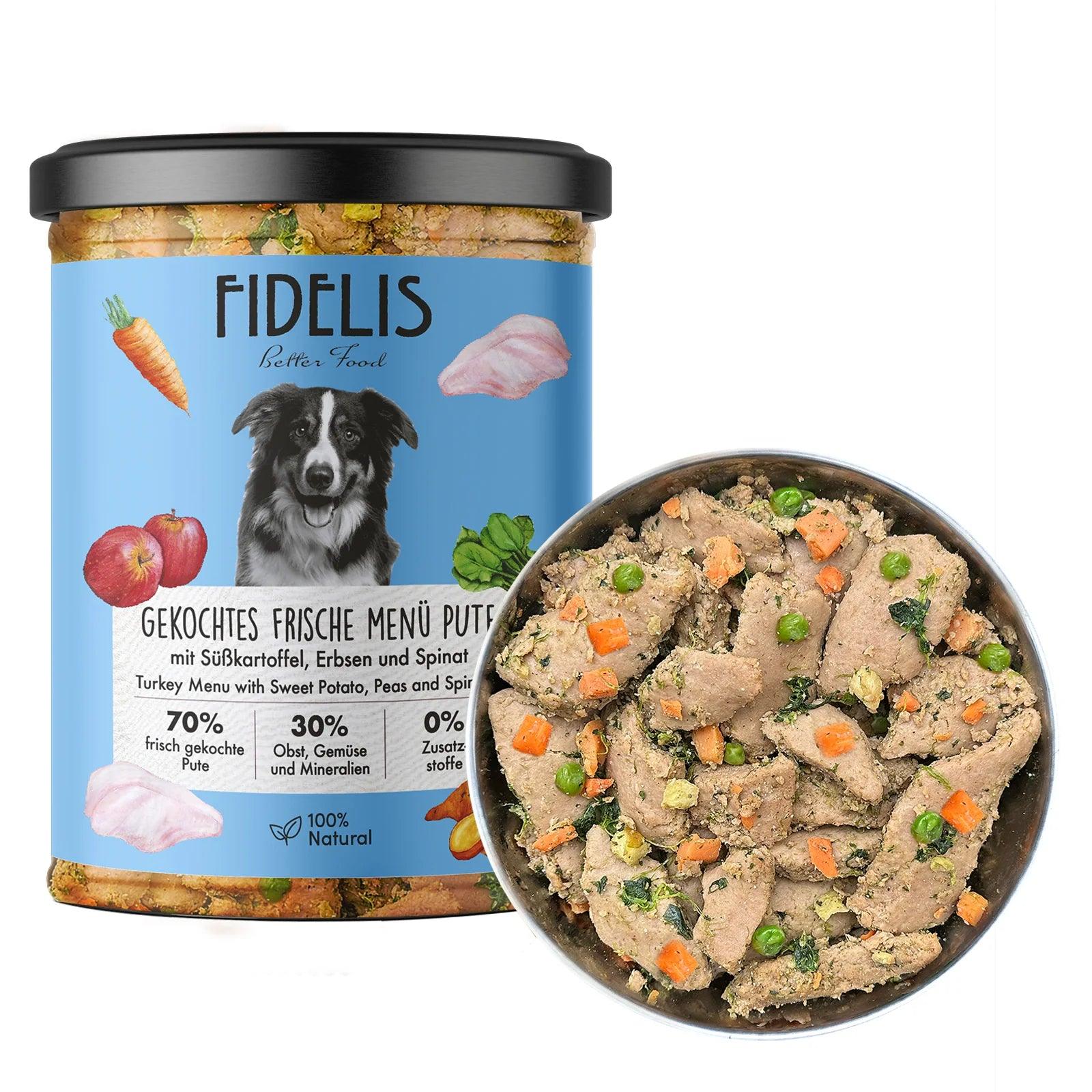 FIDELIS - Meniu gătit cu curcan - 400g - Boopr