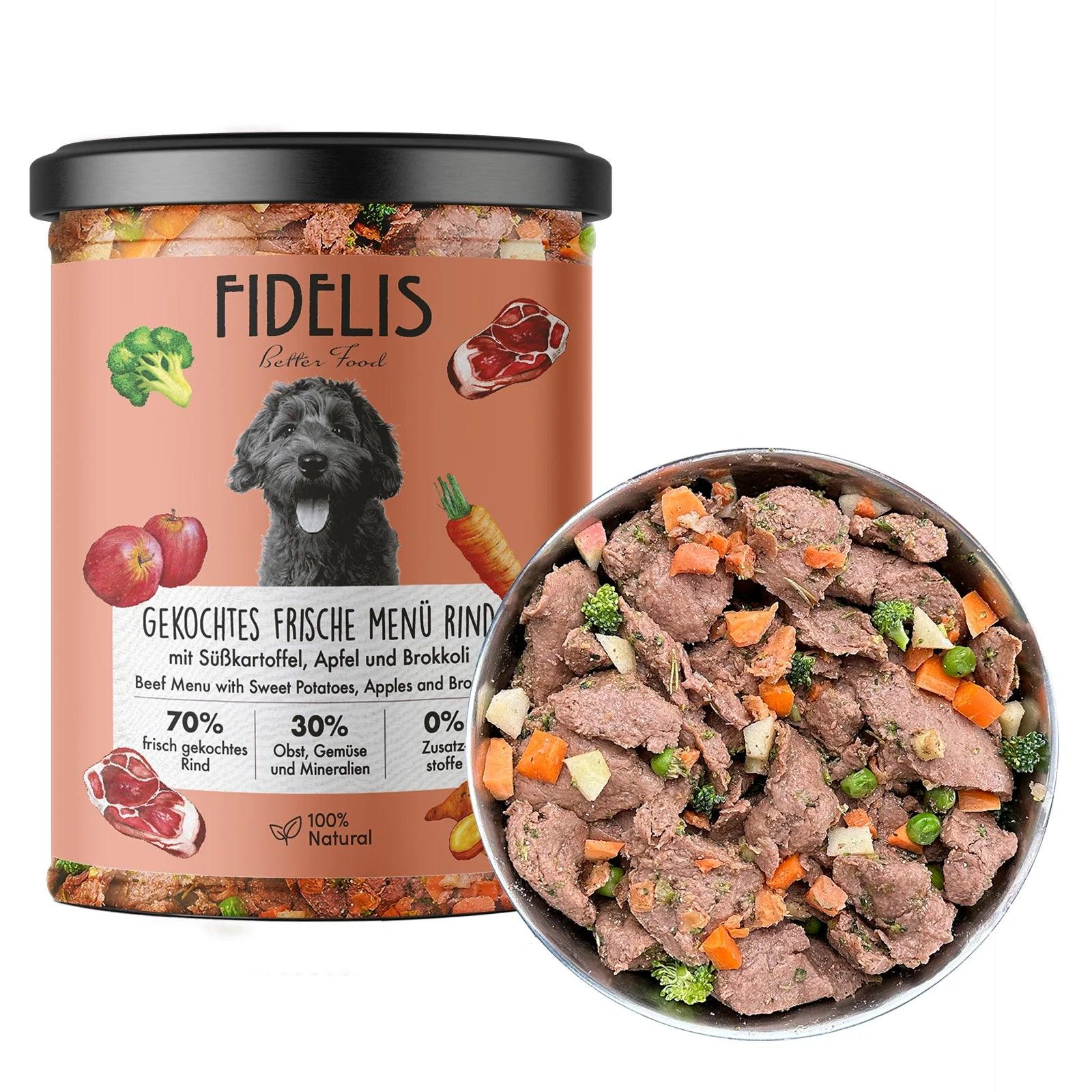 FIDELIS - Meniu gătit cu vită - 400g - Boopr