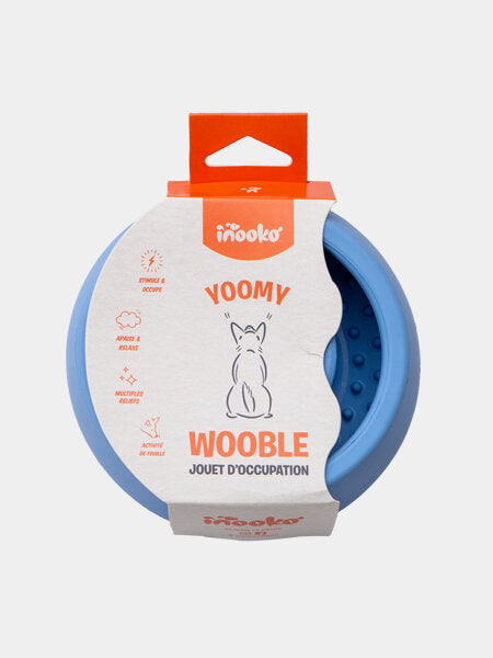 Inooko - Yoomy Wobble - Jucăria interactivă pentru gustări - Albastru