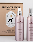 Frenky Lewis - Set Șampon + Balsam & Șampon Uscat – Lemn de Santal, Iasomie și Vanilie